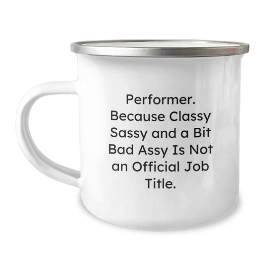 Performer Keepsake Camping Mug for Him Birthday Gift - Image 1