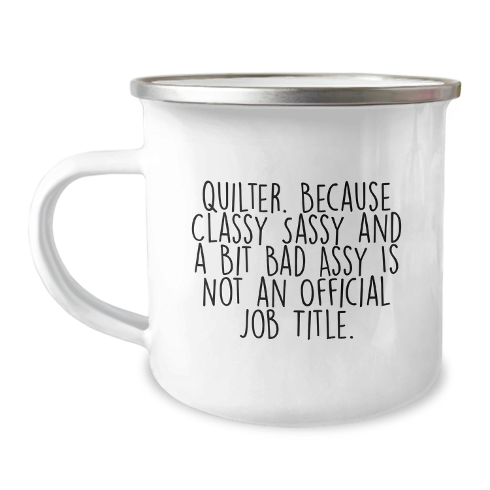 Birthday Gift Quilter Camping Mug for Her Present Bold Unforgettable - Image 1