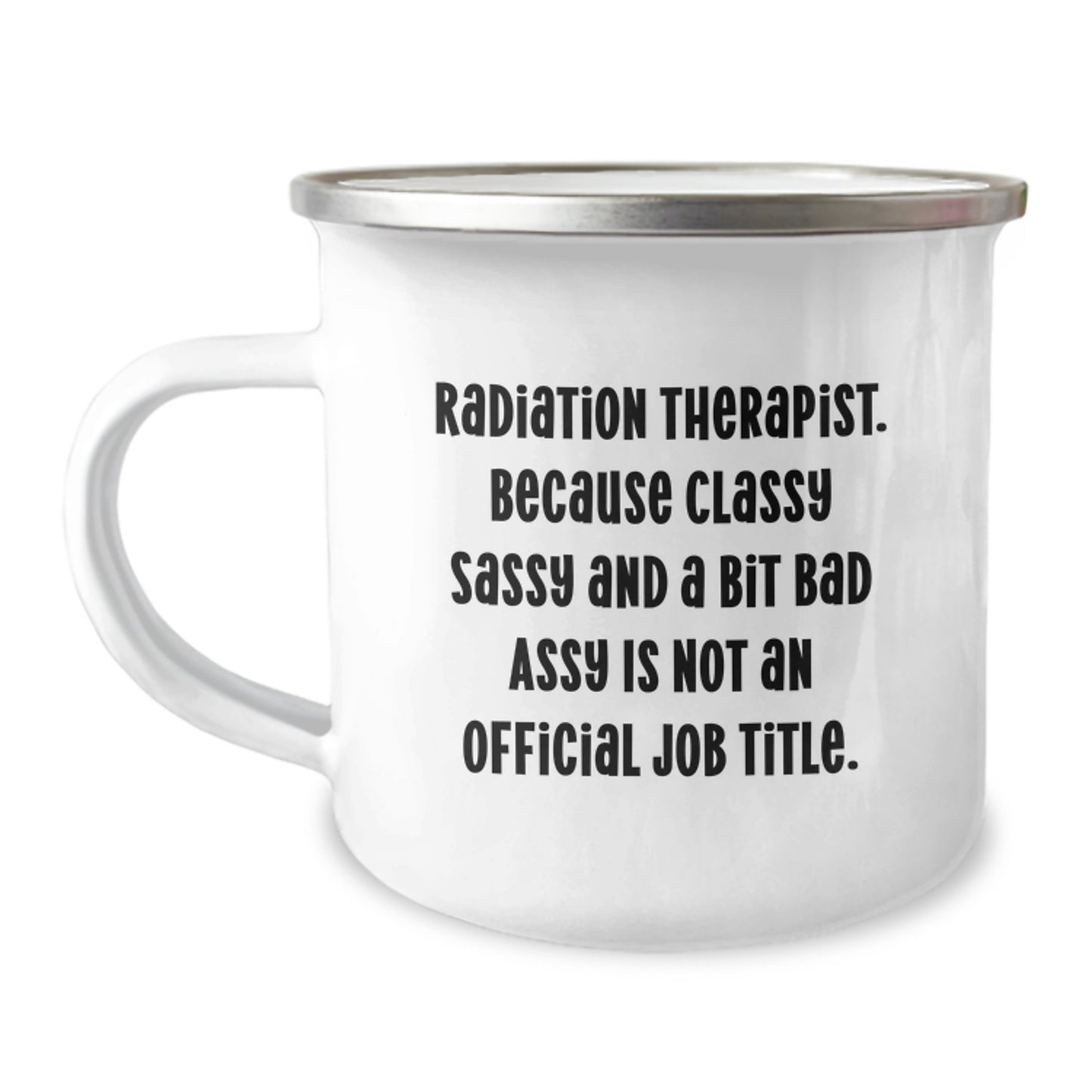 Radiation Therapist Keepsake Camping Mug for Him Birthday Gift - Image 1