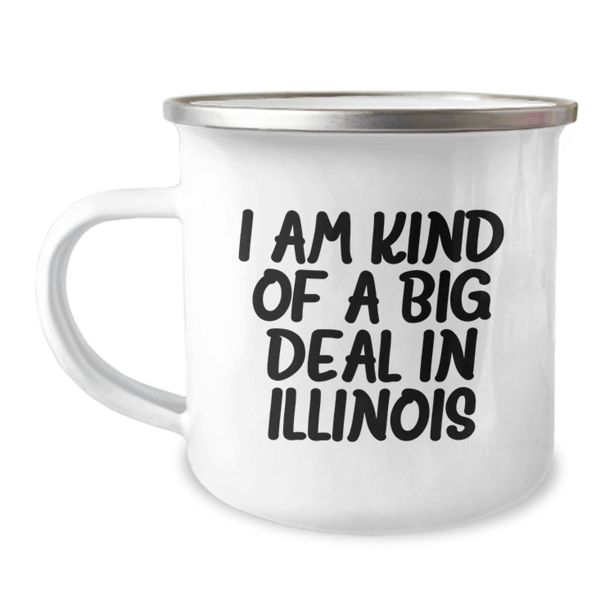 Funny Illinois Gifts for Mom, Mom's Illinois Camping Mug with I Am Kind Of A Prime Selection Quote, Ideal Gift from Family - Image 1