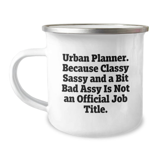 Funny Urban Planner Gifts for Men, Women, Coworkers, and Friends - Valentine's Unique Camping Mug - Image 1