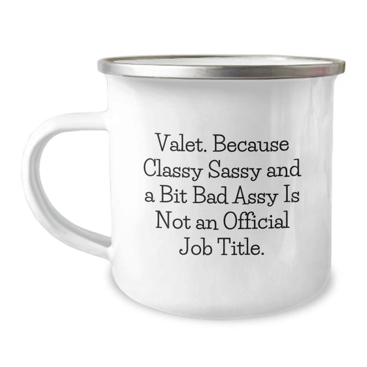 Valet Keepsake Camping Mug for Him Birthday Gift Surprise Premium - Image 1