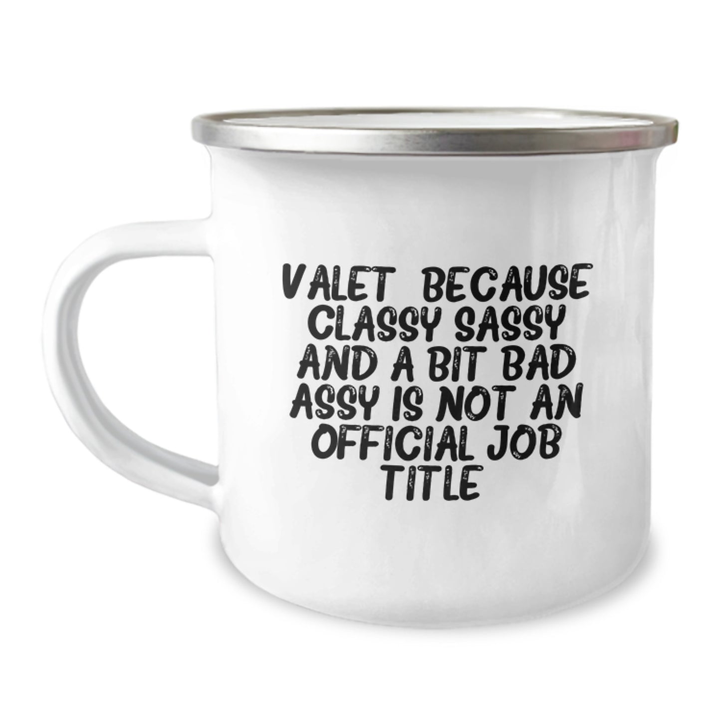 Sassy Valet Camping Mug for Friends Birthday Gift - Image 1