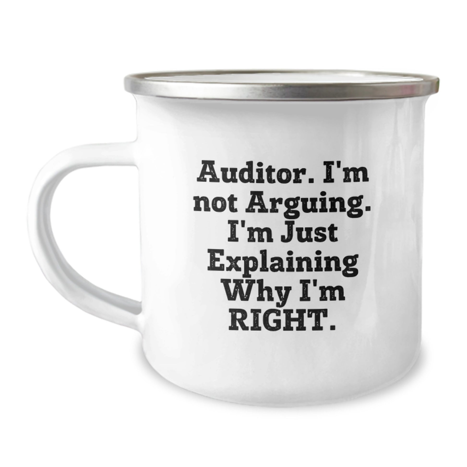 Birthday Gift for Her Auditor Camping Mug Keepsake Present - Image 1