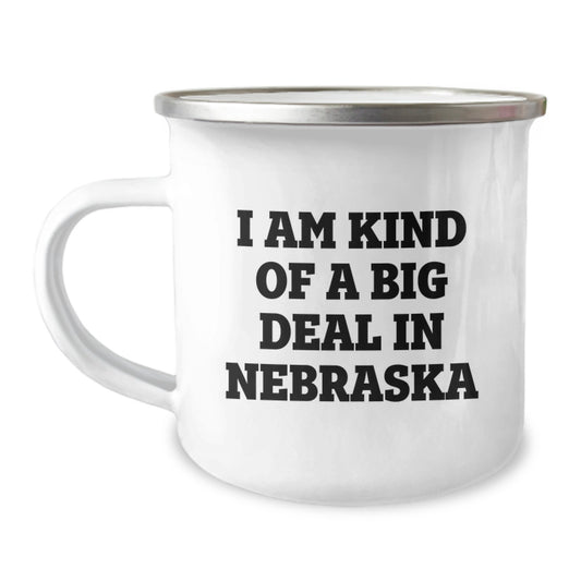 Nebraska Keepsake Camping Mug for Him Birthday Gift - Image 1