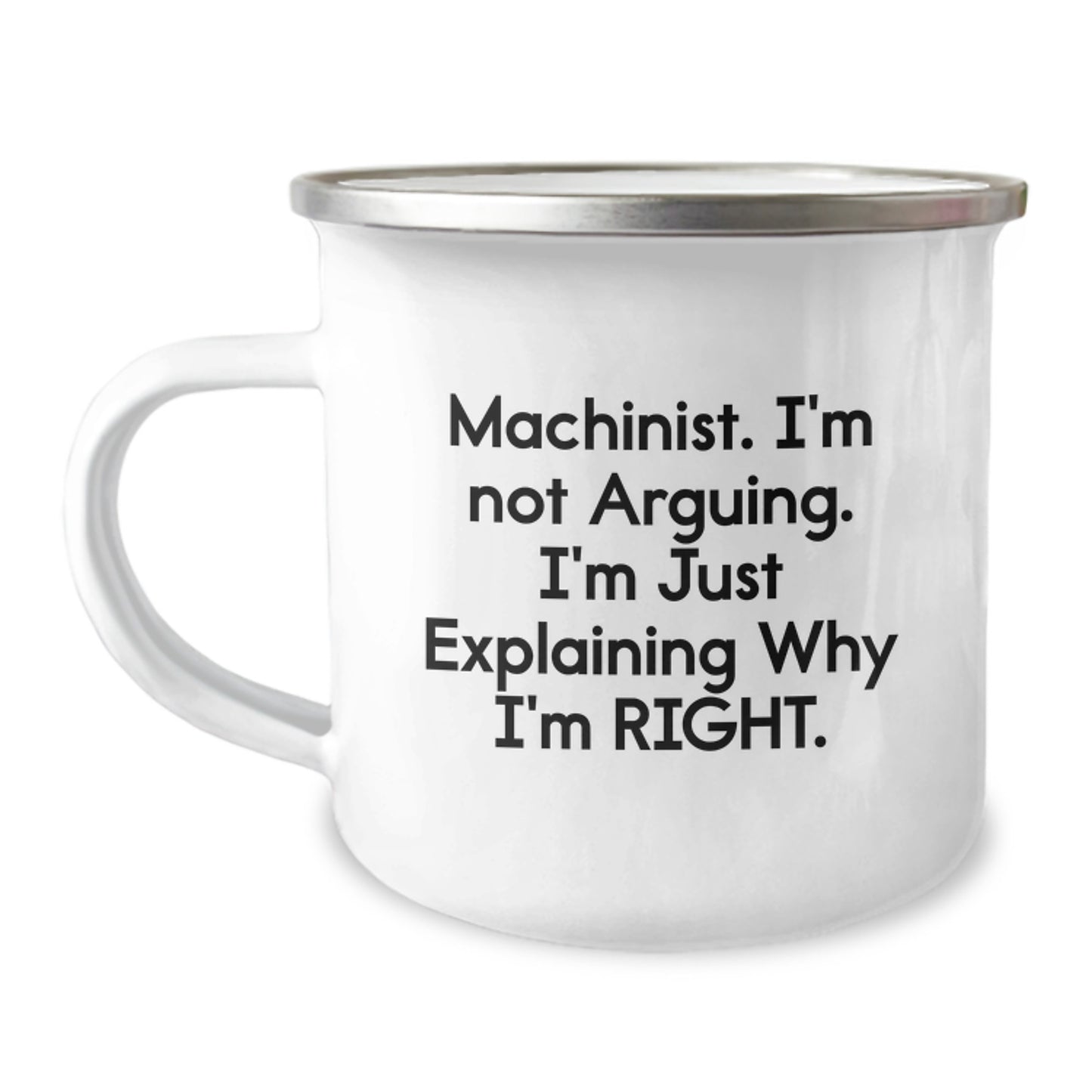 Funny Machinist Camping Mug Gifts from Family for Machinist Men Graduation Unique - Image 1