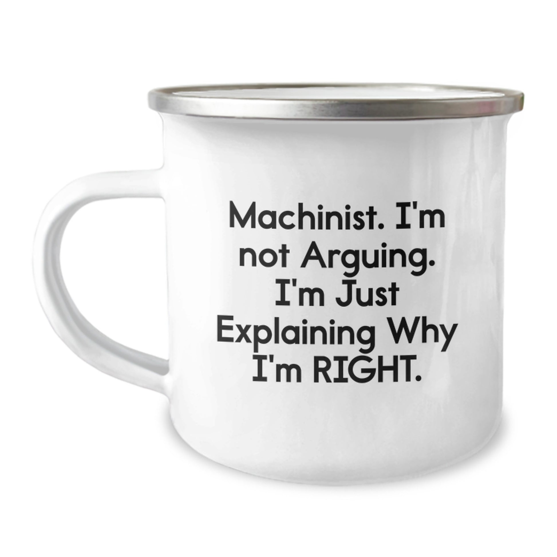 Funny Machinist Camping Mug Gifts from Family for Machinist Men Graduation Unique - Image 1