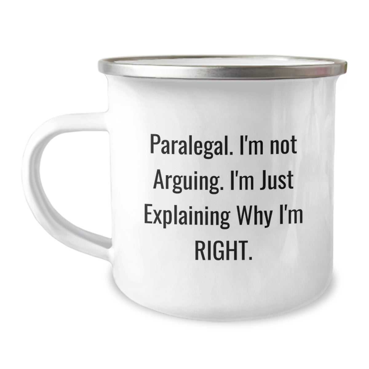 Funny Paralegal Gifts from Friends, Birthday Unique Presents for Paralegal Coworkers, Camping Mug for Paralegal Enthusiasts - Image 1
