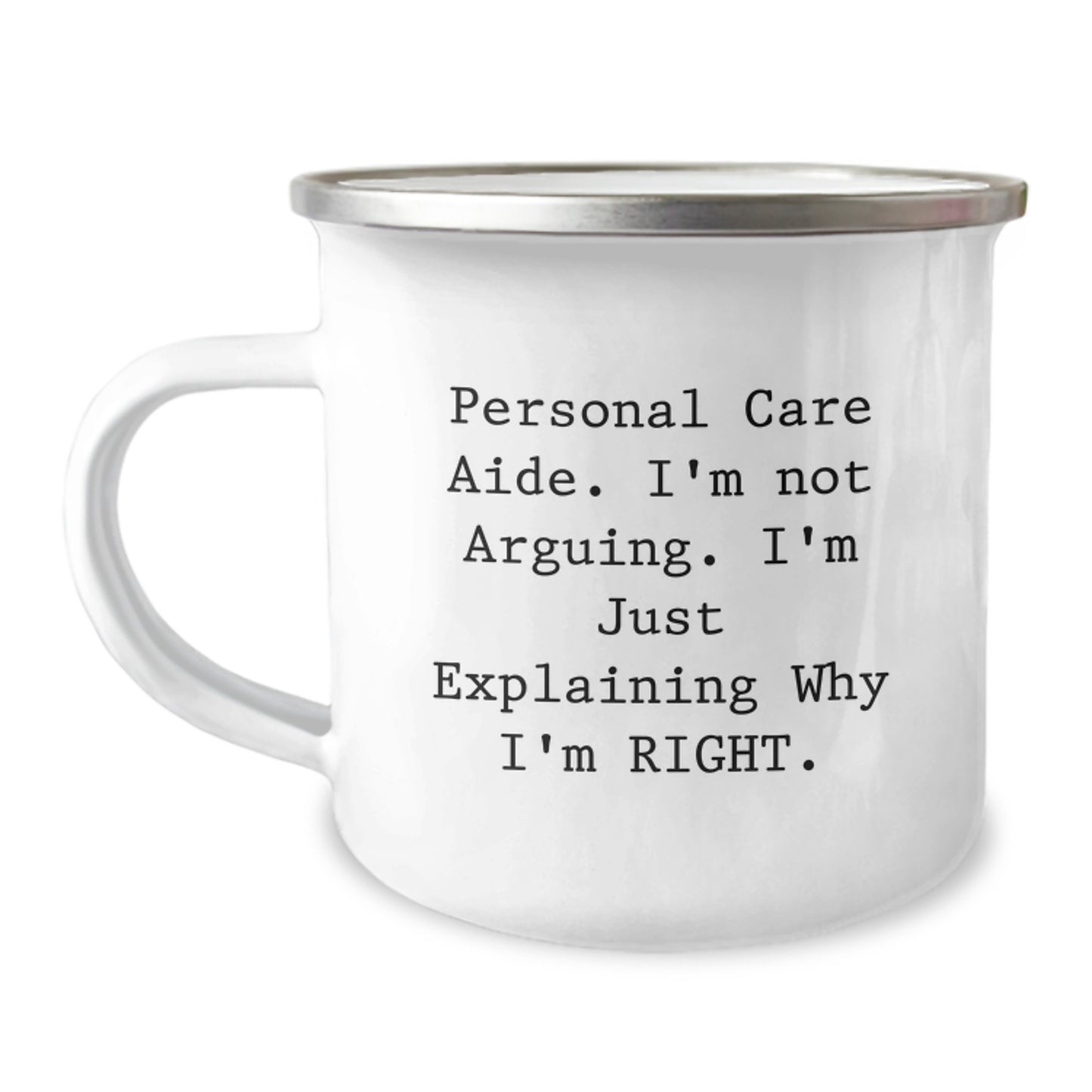Personal Care Aide Premium Keepsake Camping Mug for Him Birthday Gift - Image 1