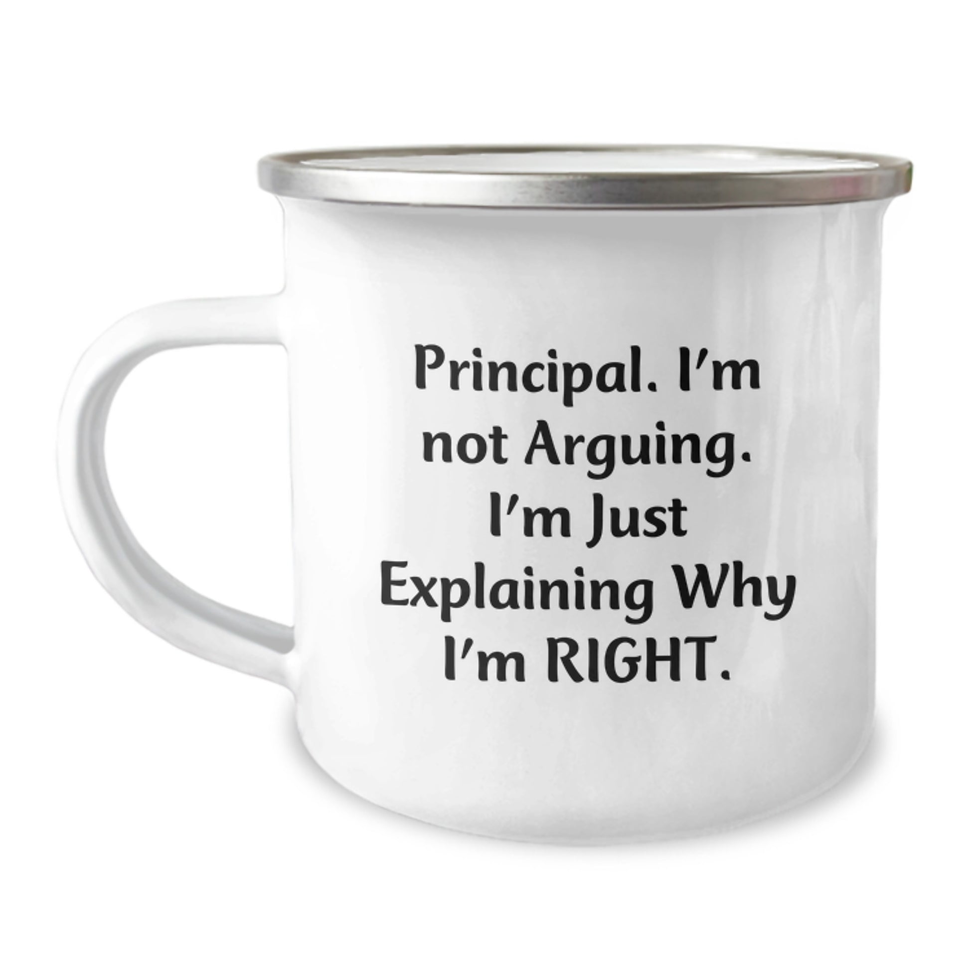 Principal Keepsake Camping Mug for Him Birthday Gift Stainless Steel - Image 1