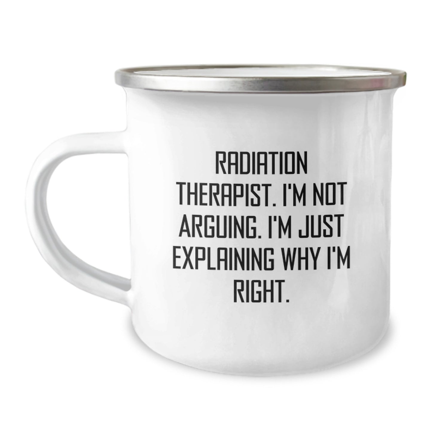 Radiation Therapist Keepsake Camping Mug for Him Birthday Gift - Image 1