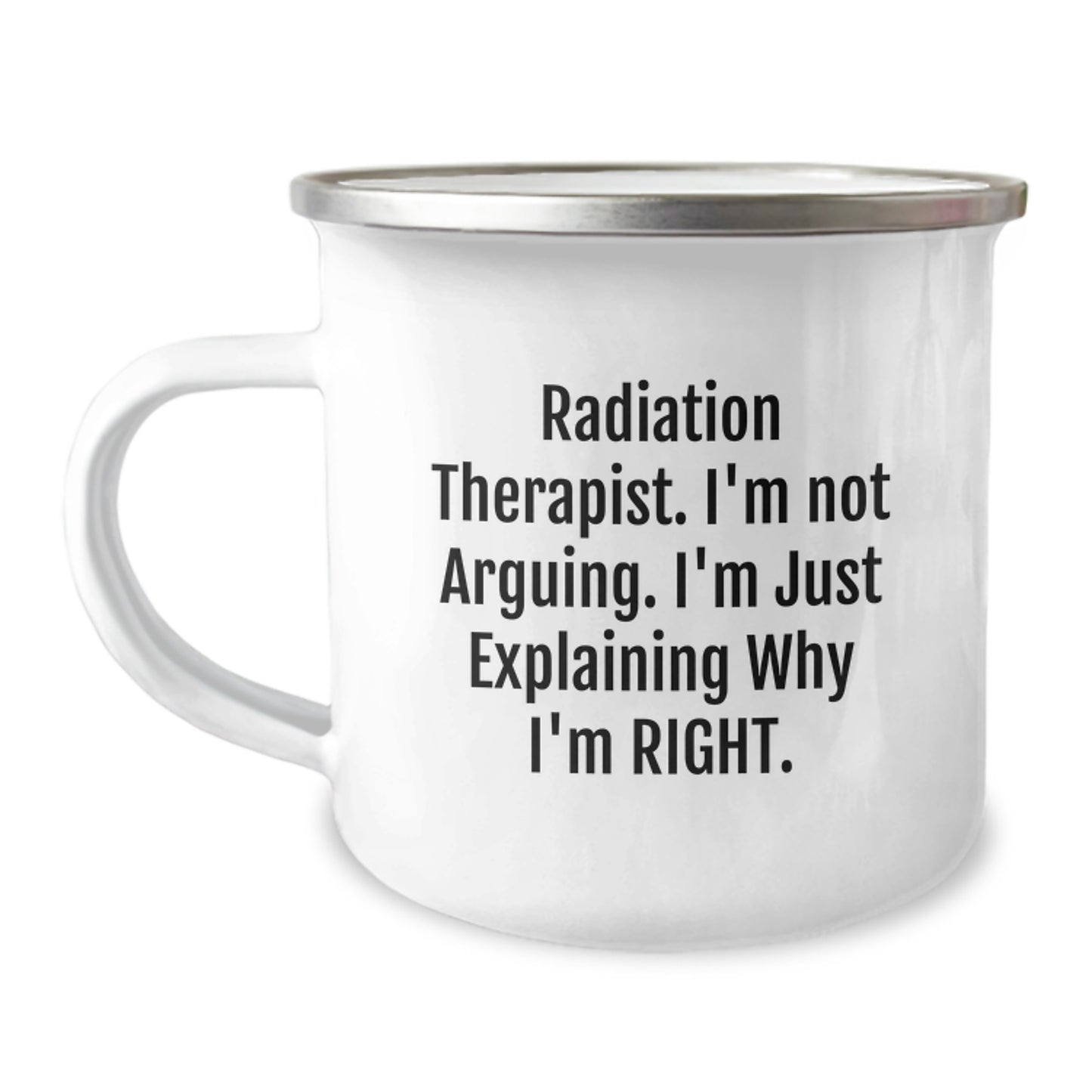 Birthday Gift Radiation Therapist Camping Mug for Her Premium Present - Image 1