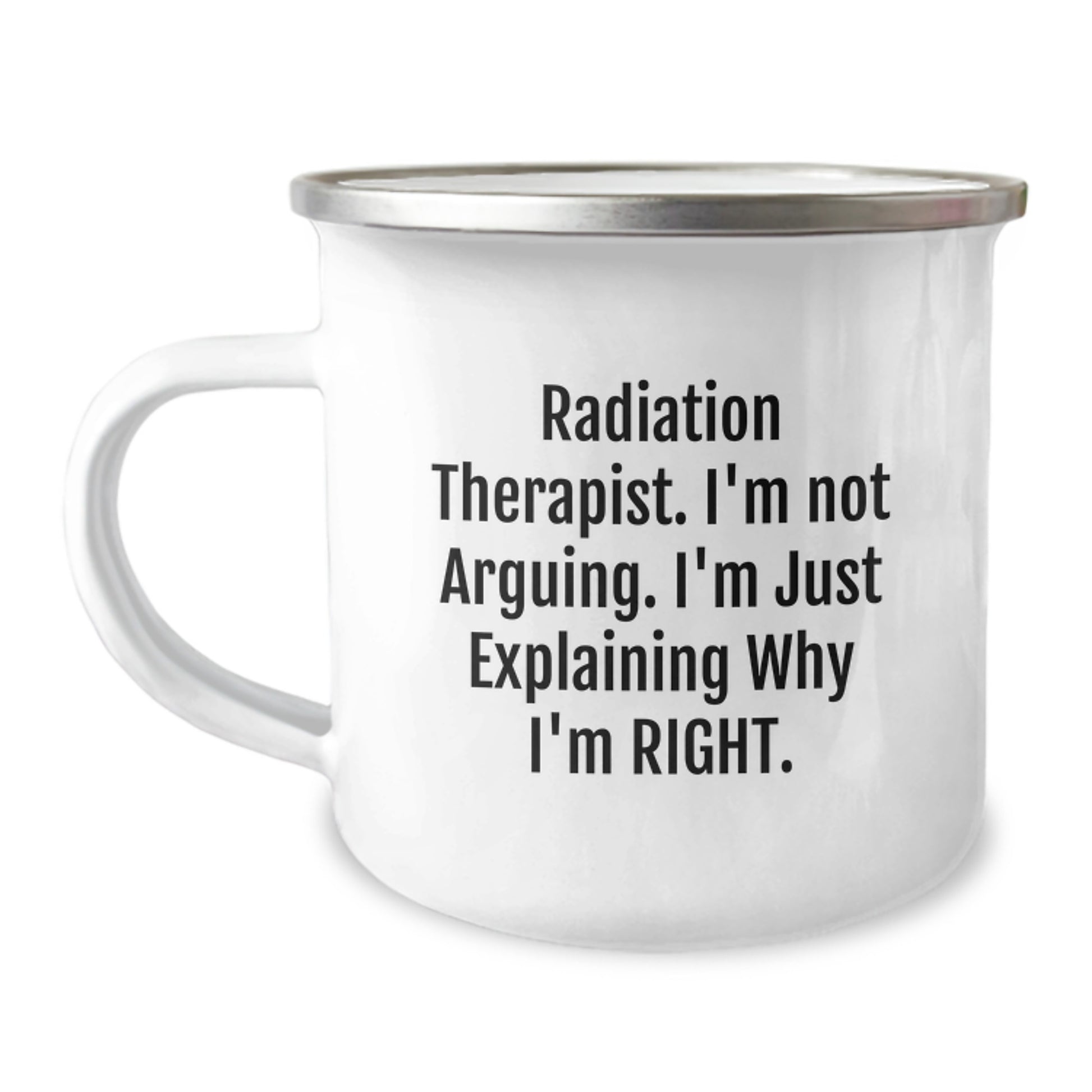 Birthday Gift Radiation Therapist Camping Mug for Her Premium Present - Image 1