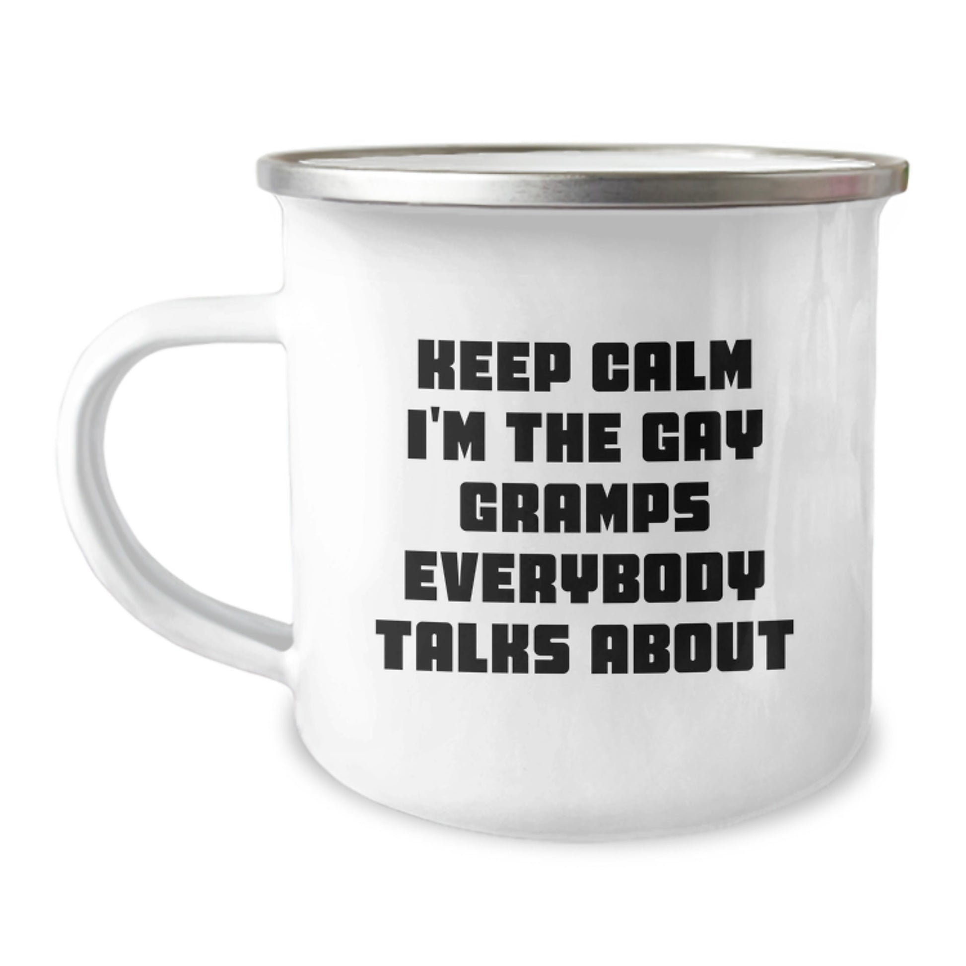 Funny Gay Gramps Camping Mug Gifts for Men from Family on Mother's Day Unique - Image 1
