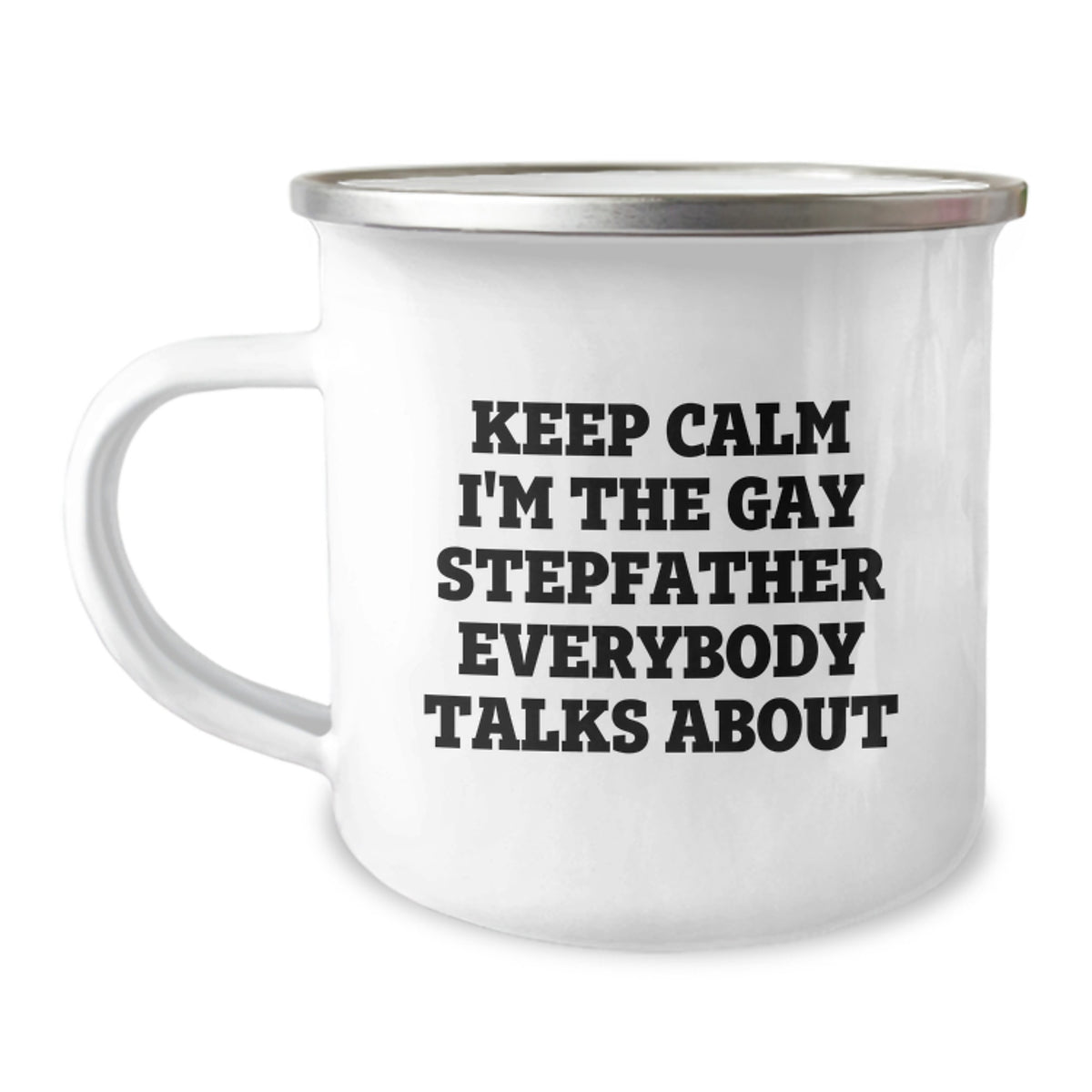 Sassy Essential Stepfather Camping Mug for Neighbors Birthday Gift - Image 1