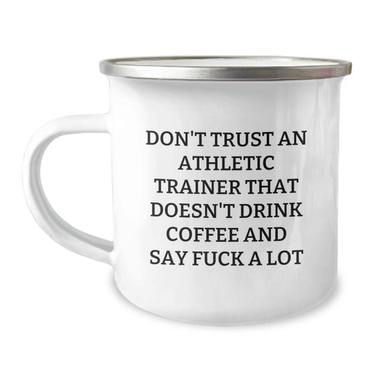 Birthday Gift Camping Mug for Her Athletic Trainer Present - Image 1