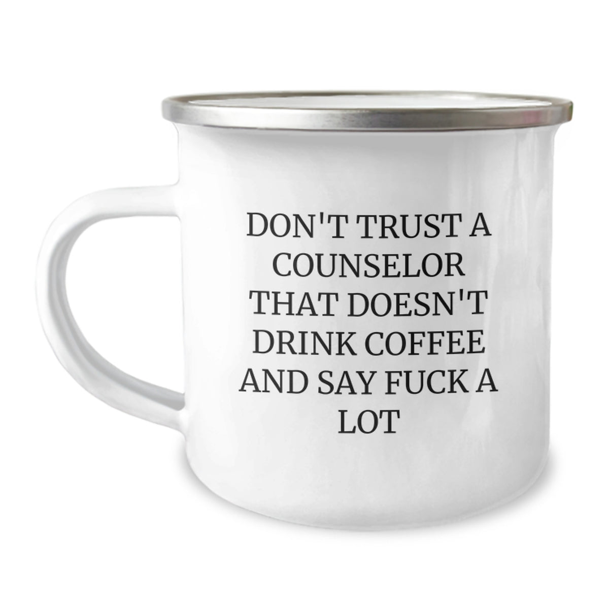 Counselor Keepsake Camping Mug for Him Birthday Gift with Coffee & - Image 1