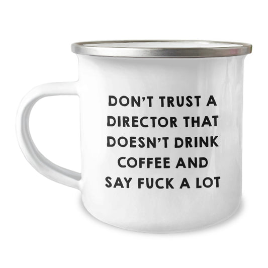 Director Keepsake Camping Mug for Him Birthday Gift - Bold & Durable - Image 1