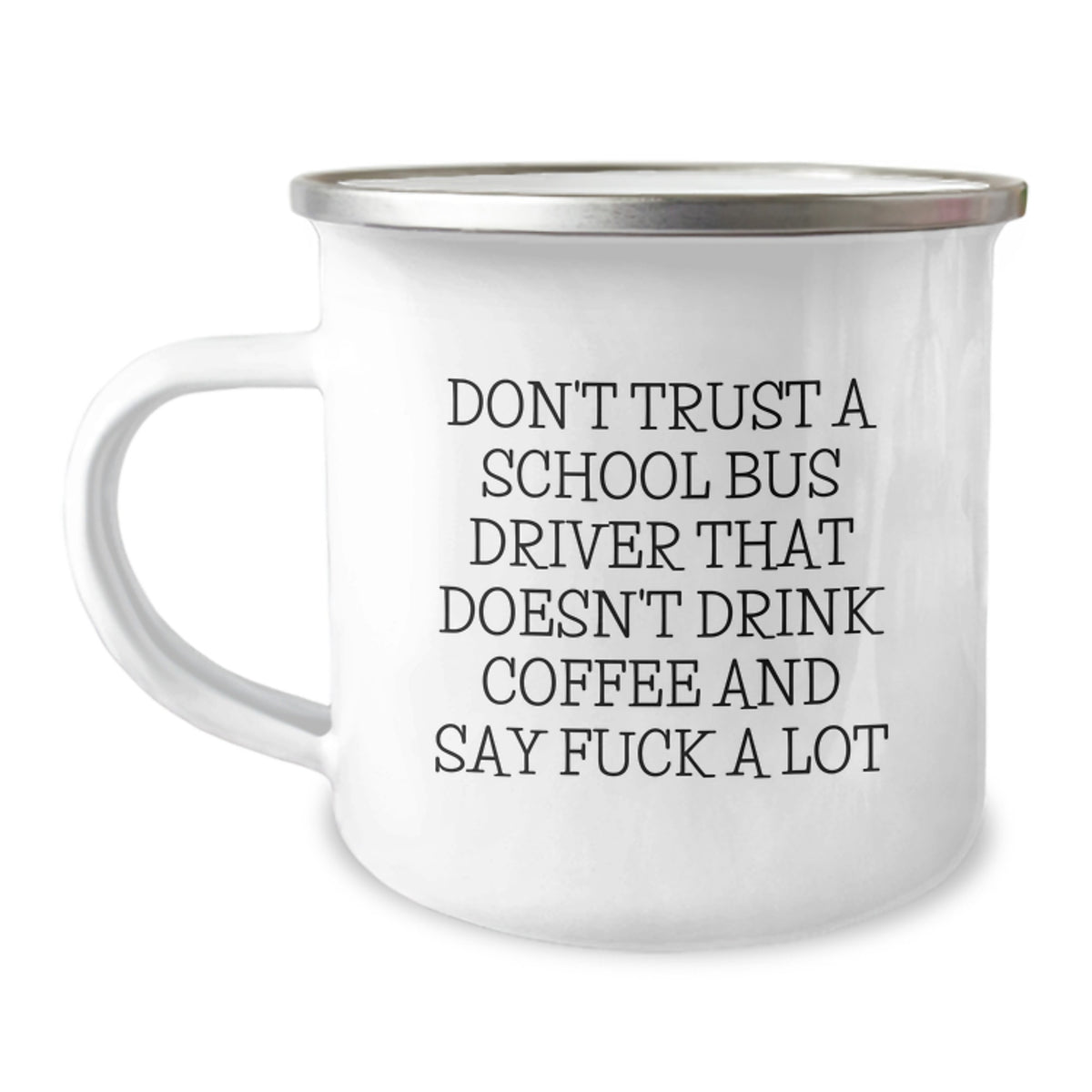 School Bus Driver Camping Mug Premium Idea for Coworkers Birthday Gift - Image 1
