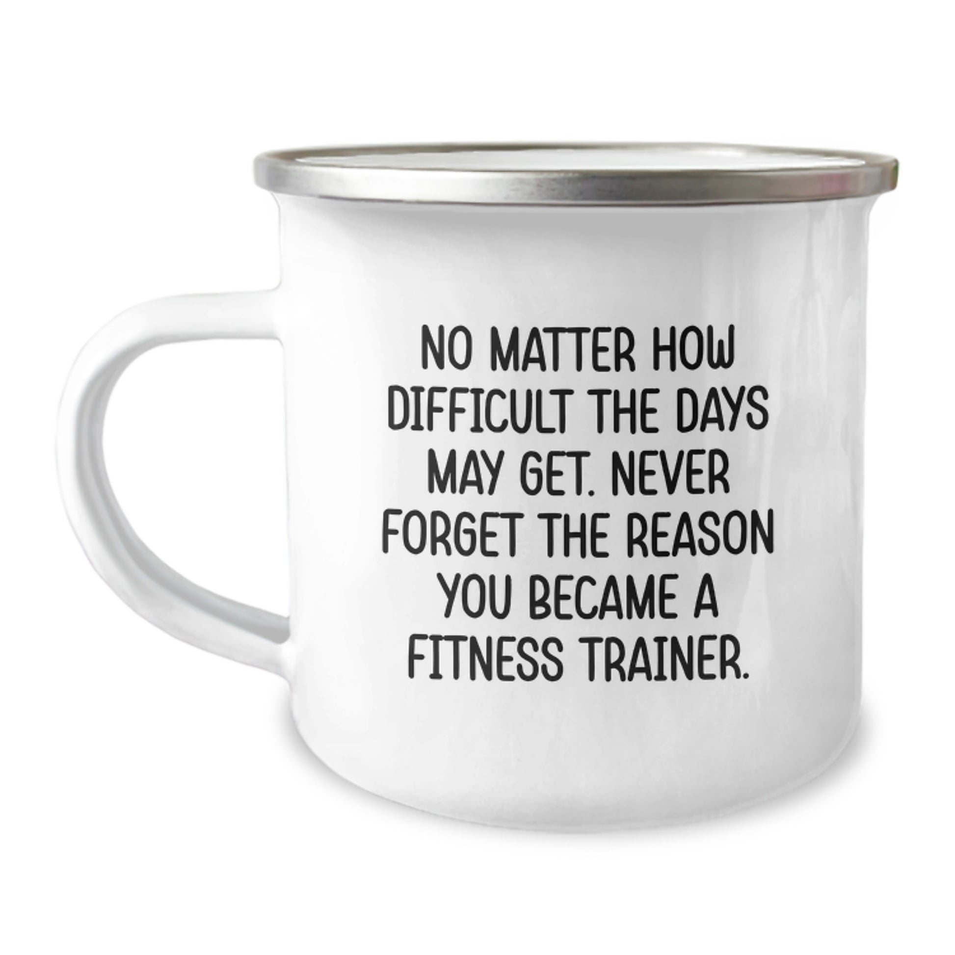Funny Fitness Trainer Gifts from Friends for Graduation Unique Inspirational Quotes on Camping Mug - Image 1