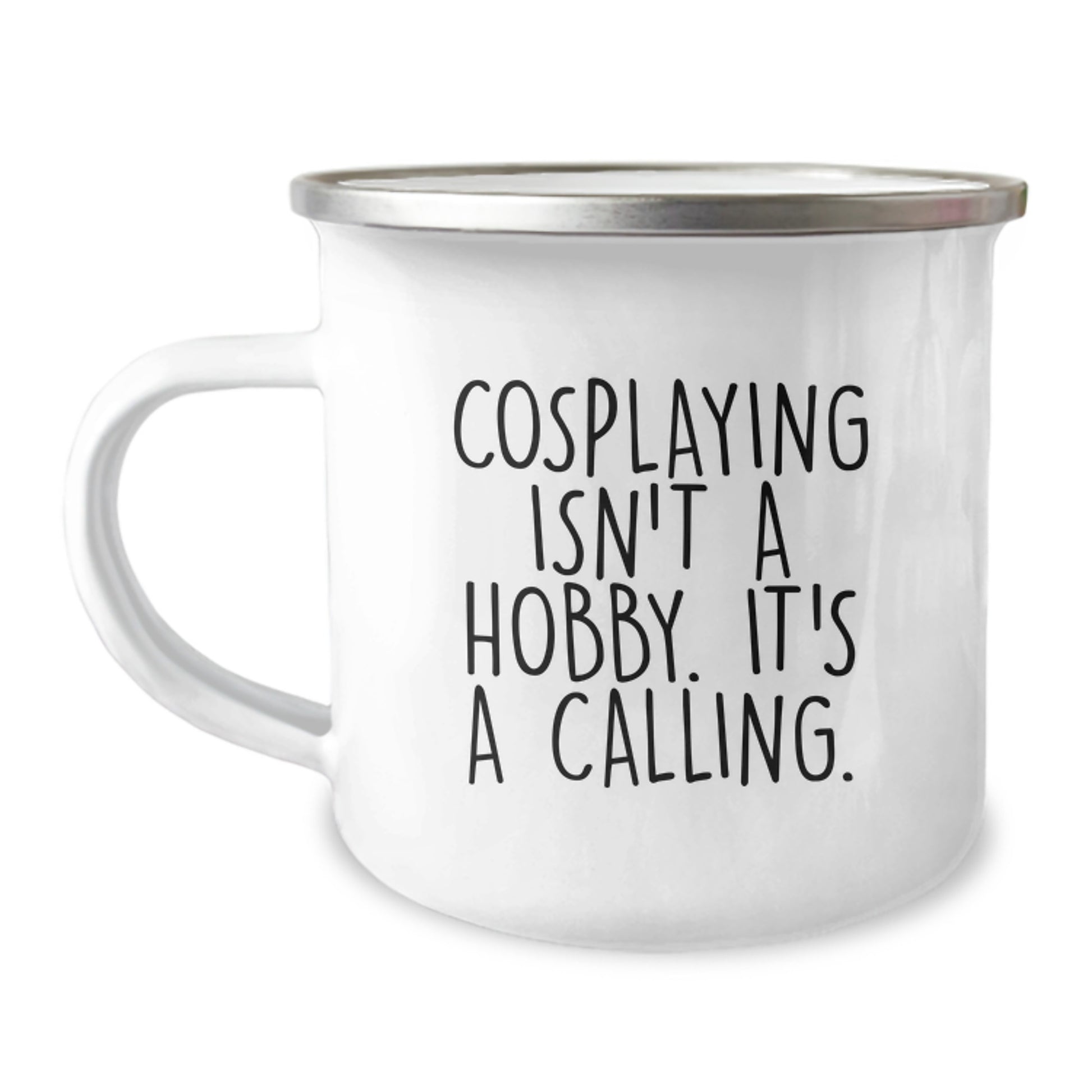 Funny Cosplaying Gifts for Cosplayers, Graduation Unique Gifts for Friends, Stylish Camping Mug from Men - Image 1