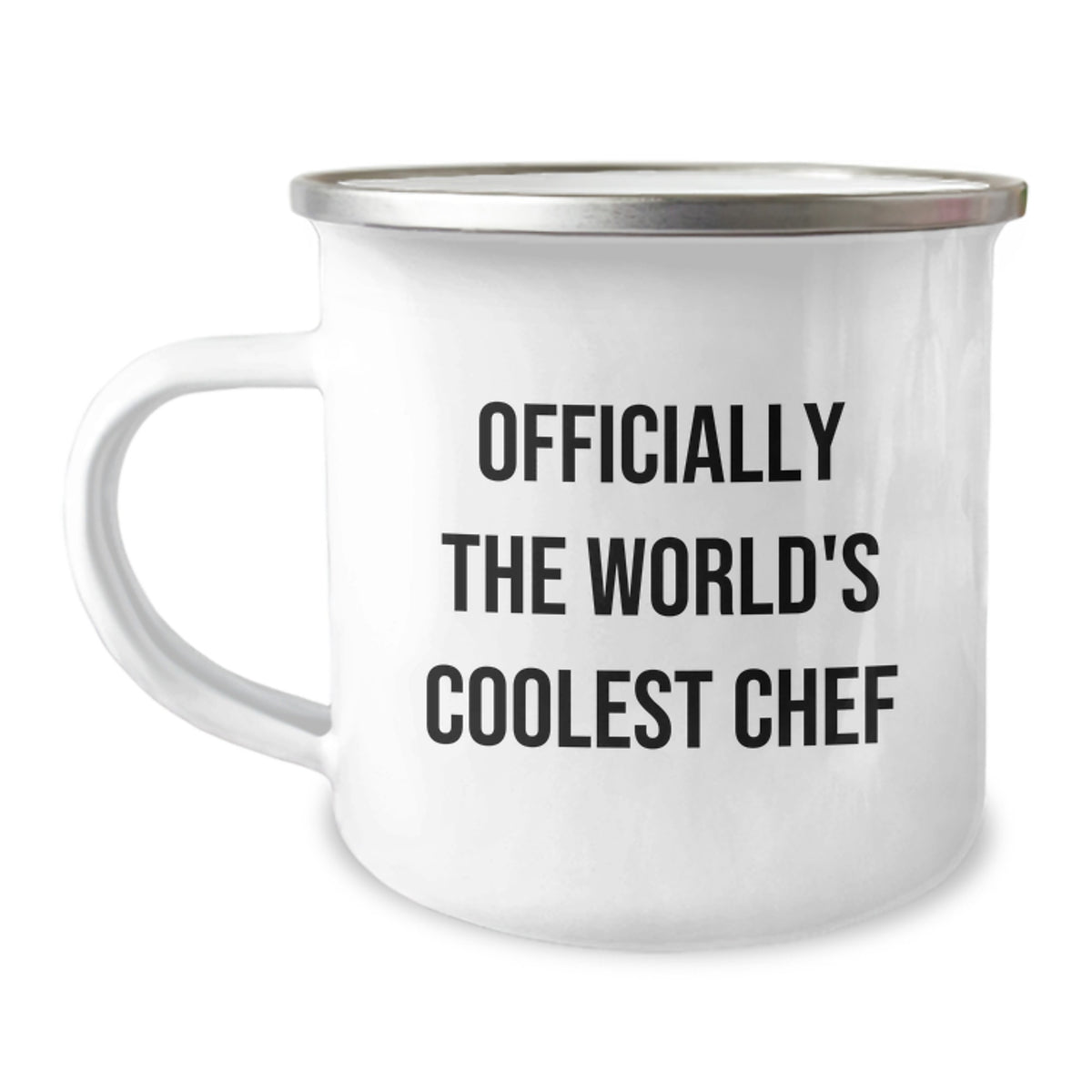 Funny Chef Camping Mug - Gifts from Men to Chef Friends on Valentine's - Image 1