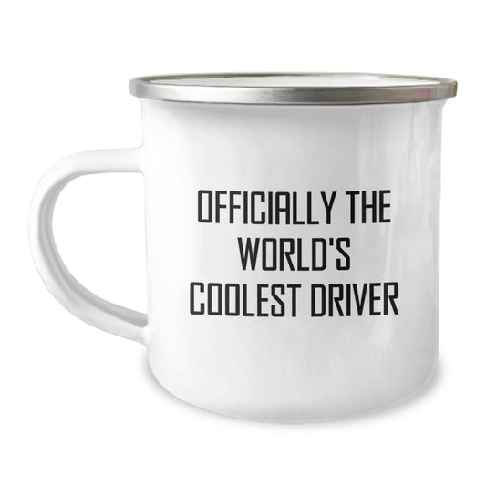 Funny Gifts from Friends for the World's Coolest Driver - Camping Mug for Driver Enthusiasts - Graduation Unique Gifts for Him - Image 1