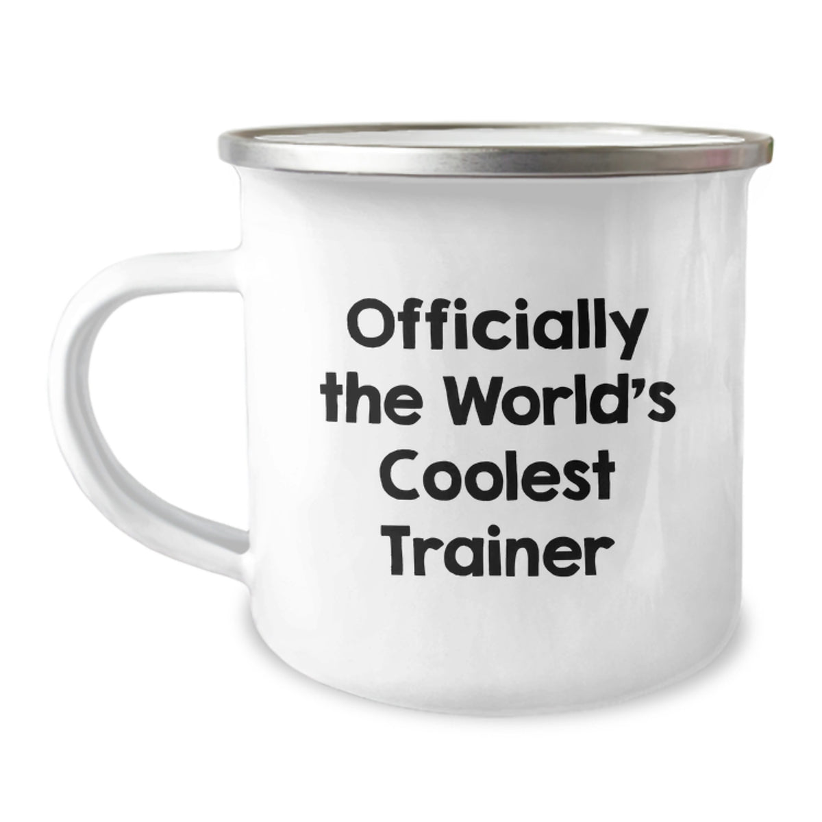 Funny Trainer Gifts for Men, Officially The World's Coolest Trainer Camping Mug Birthday Unique Gifts from Family - Image 1