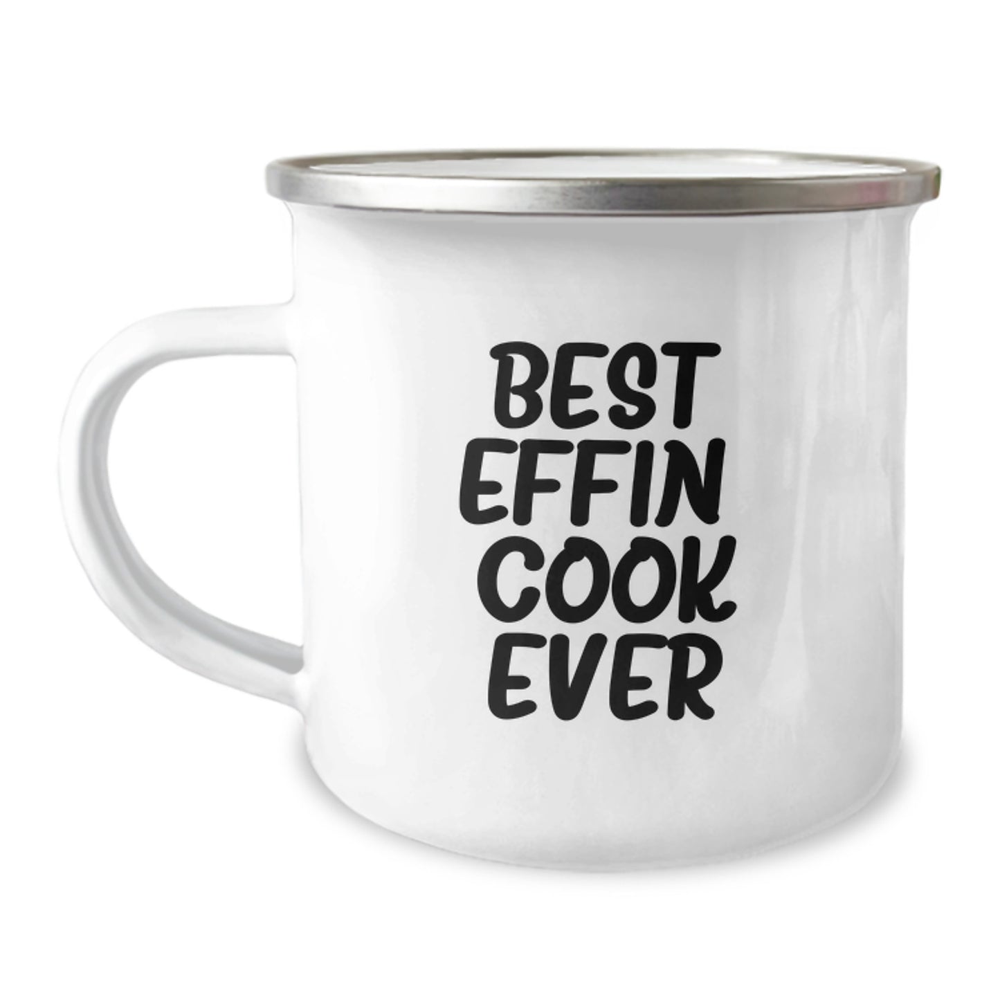 Funny Camping Mug for Cooks - Best Effin' Cook Ever Gifts from Men to Friends, Coworkers, Family - Valentine's Unique Gifts for the Ultimate Chef - Image 1
