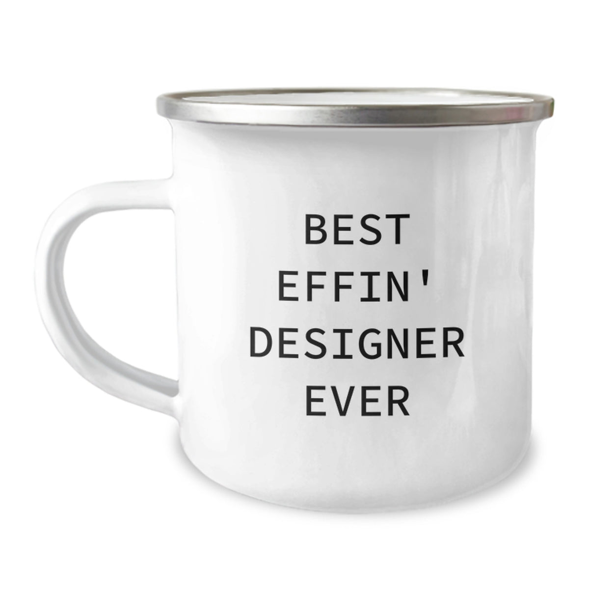 Designer Gifts from Friends for Best Effin' Designer Ever Camping Mug, Funny Valentine's Unique Gifts - Image 1
