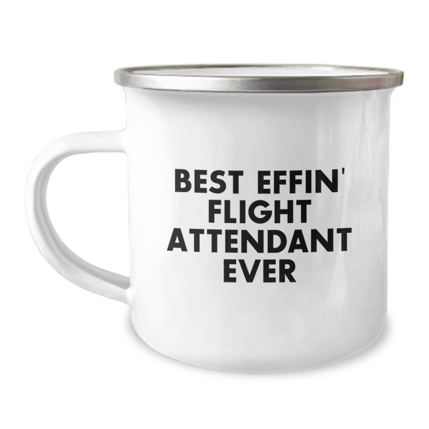 Funny Flight Attendant Humor Gifts for, Friends and Family Graduation Unique Gifts from Men, Women, Coworkers, Family, Camping Mug for Flight Attendant Ever - Image 1