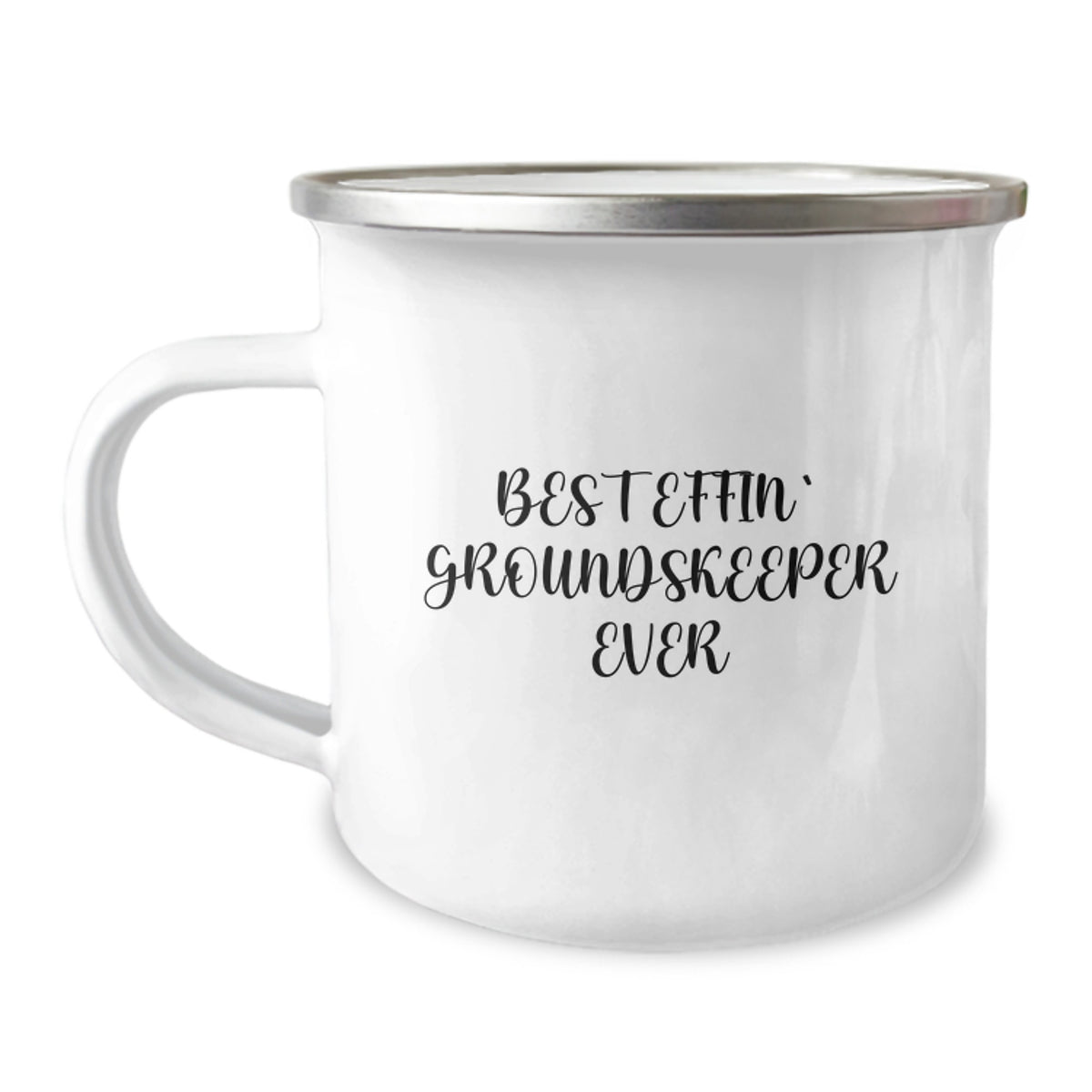 Funny groundskeeper Gifts from Men to Friends, Unique Valentine's Unique Camping Mug for groundskeeper Lovers - Best Effin' Ever - Image 1