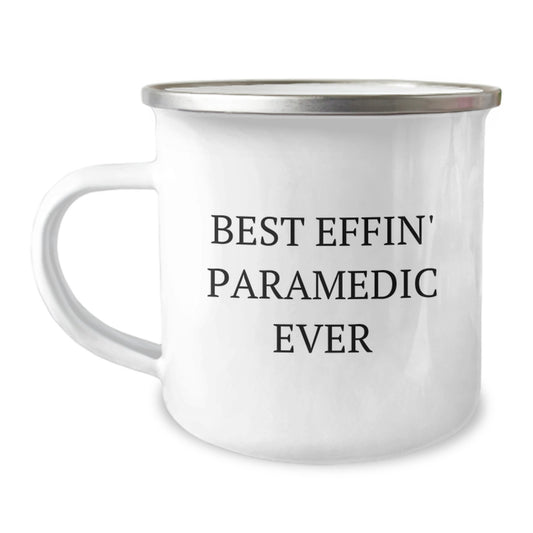 Funny Rescue Worker Gifts for Men, Best Effin' Rescue Worker Ever Camping Mug, Unique Graduation Gifts from Friends, Family or Coworkers - Image 1