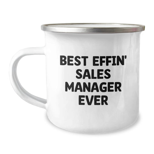 Funny Sales Manager Gifts from Friends to Sales Manager - Best Effin' Sales Manager Ever Valentine's Unique Gifts for Sales Manager Men - Image 1