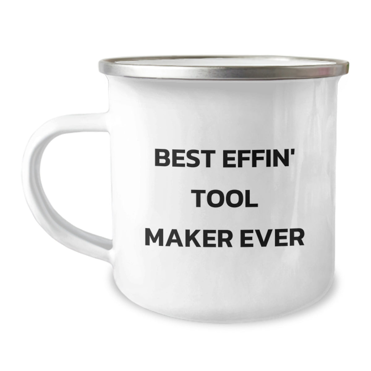 Funny Gifts from Tool Maker Lovers, Valentine's Unique Gifts for Tool Makers, 12 oz Stainless Steel Camping Mug - Image 1