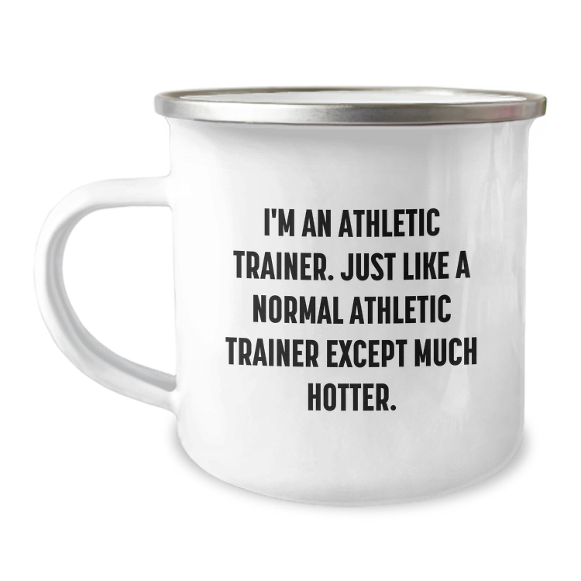 Funny Athletic Trainer Graduation Gift Ideas for Men Women Friends - 'I'm An Athletic Trainer' Camping Mug - Image 1