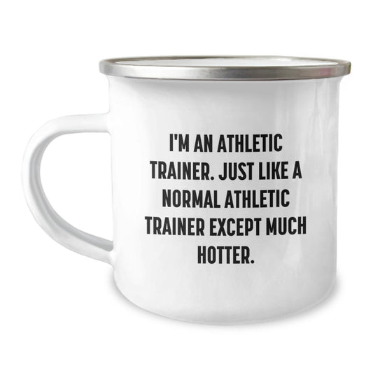 Funny Athletic Trainer Graduation Gift Ideas for Men Women Friends - 'I'm An Athletic Trainer' Camping Mug - Image 1