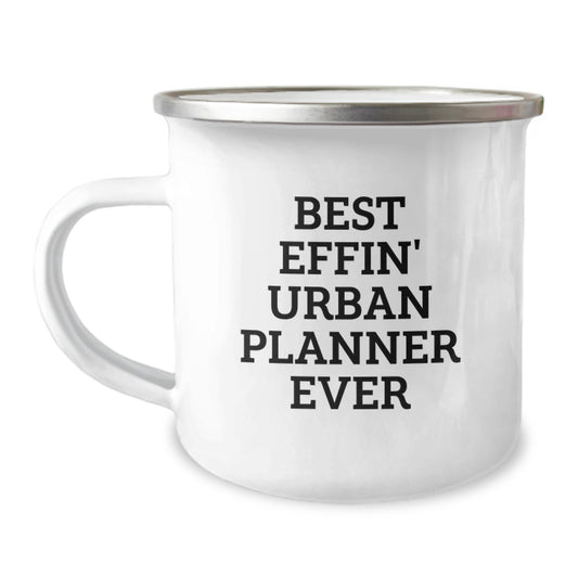 Urban Planner Gifts for Friends, Best Effin' Camping Mug, Valentine's Unique - Image 1