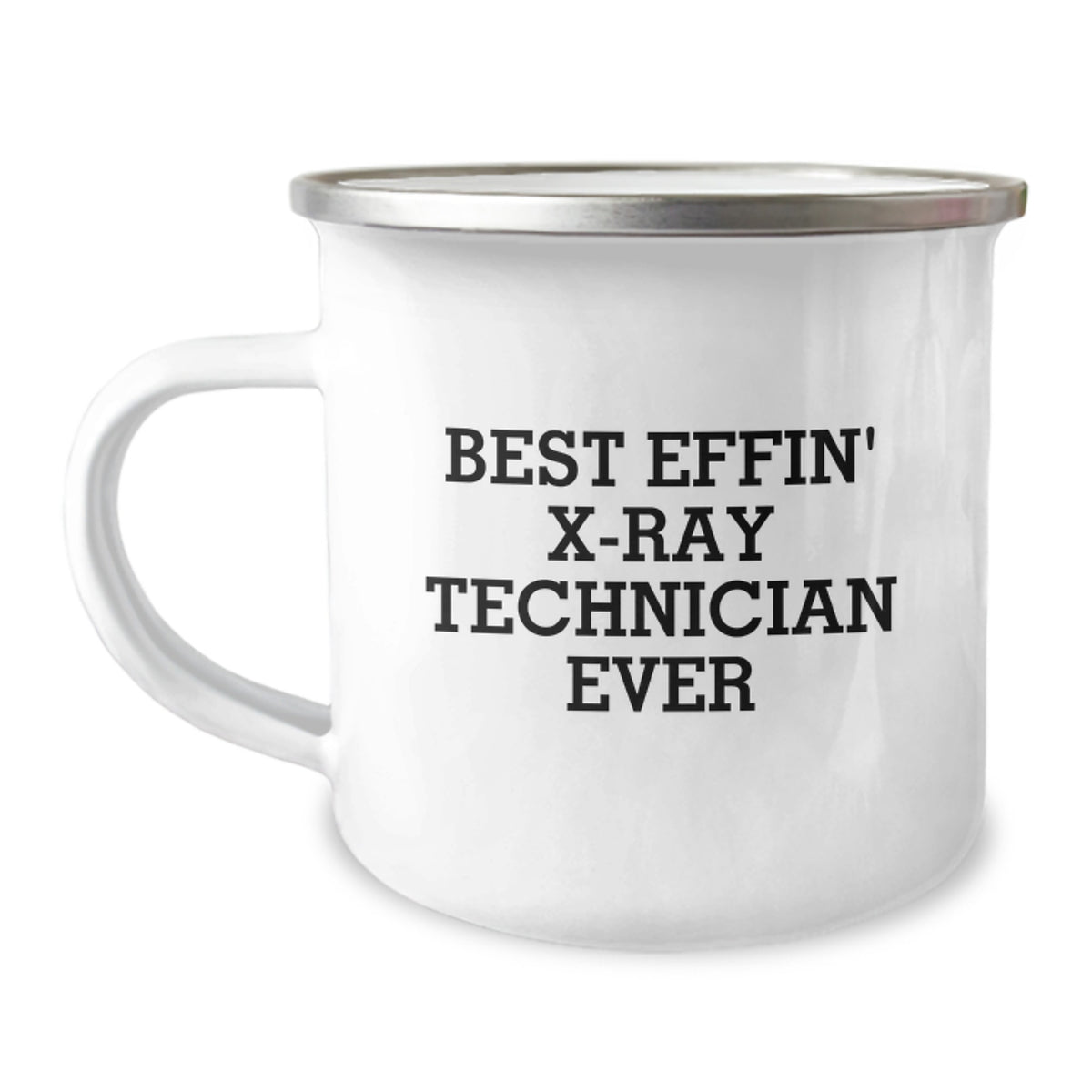 Funny X-Ray Technician Gifts from Women - Gifts for X-Ray Technician Lovers - Best Effin' X-ray Technician Ever Valentine's Unique Mugs for Men and Women - Funny Camping Mug - Image 1