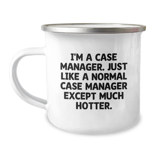 Birthday Gift Camping Mug for Her – Case Manager Premium Keepsake - Image 1