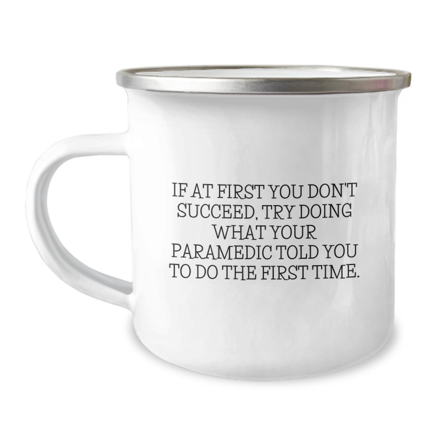 Funny Rescue Worker Gifts for Men - Camping Mug with Inspirational Quote - Gifts from Family to Rescue Worker Graduates - Image 1