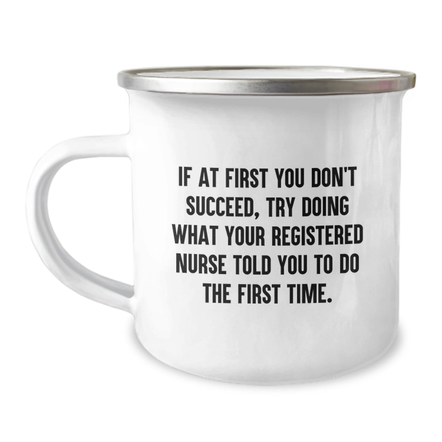 Funny Registered Nurse Gifts from Friends, Camping Mug for Registered Nurse, Graduation Unique Gifts for Men, Women, Coworkers - Image 1