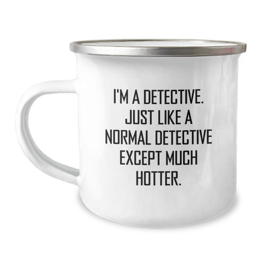 Detective Camping Mug - Funny Quote for Dad, Unique Gifts from Family on Father's Day - Image 1