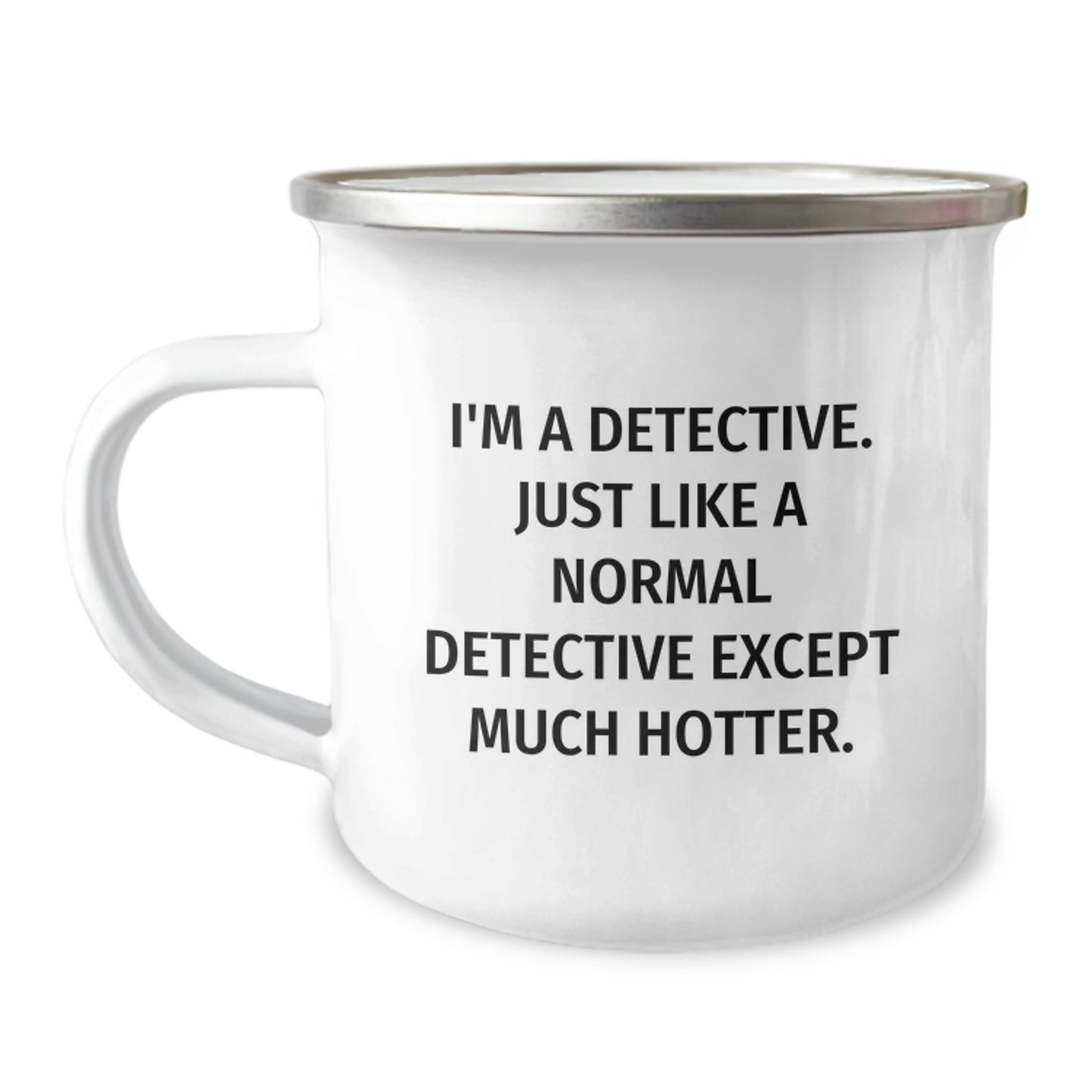 Funny Detective Camping Mug Gifts from Dad for Detective Father's Day Unique Gifts - Image 1