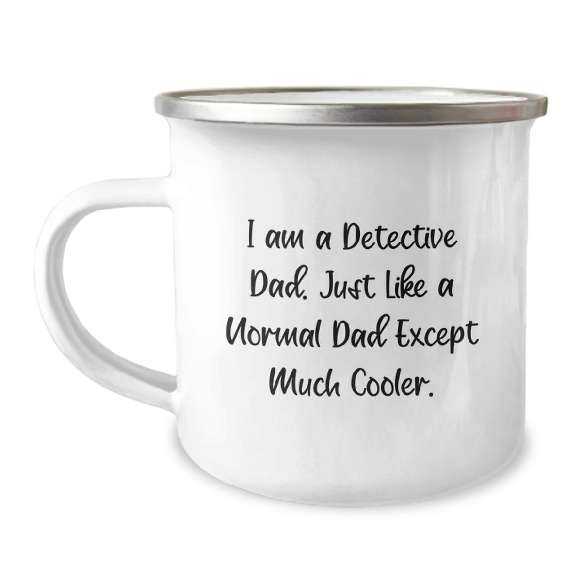 Funny Detective Dad Camping Mug Gifts from Dad on Valentine's for Dad Detective - Image 1