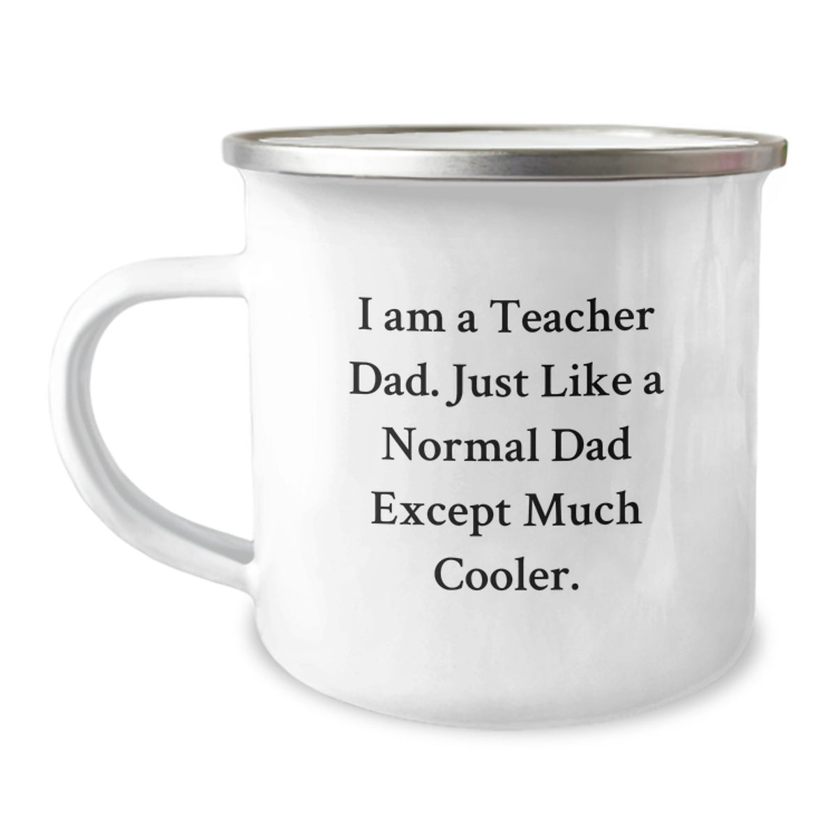 Funny Teacher Dad Gifts, Unique Camping Mug for Teachers, Birthday Unique Gifts from Dad to Teacher - Image 1