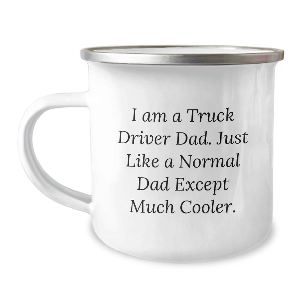 Funny Truck Driver Dad Birthday Camping Mug Gifts for Men from Family - Image 1