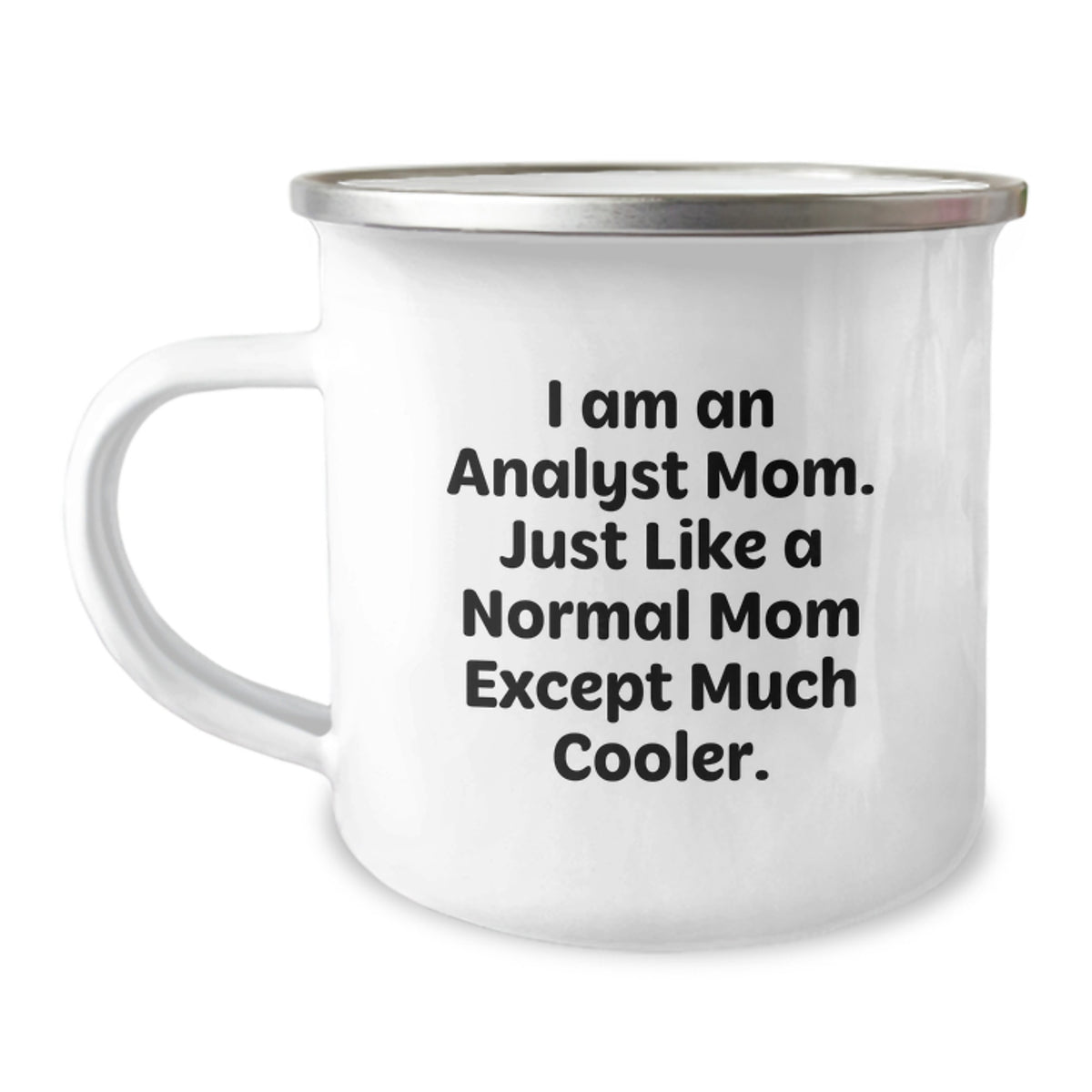 Gifts for Analyst Friends, Funny Analyst Mom Camping Mug, Perfect for Valentine's Unique Gifts from Friends to Analyst Coworkers - Image 1
