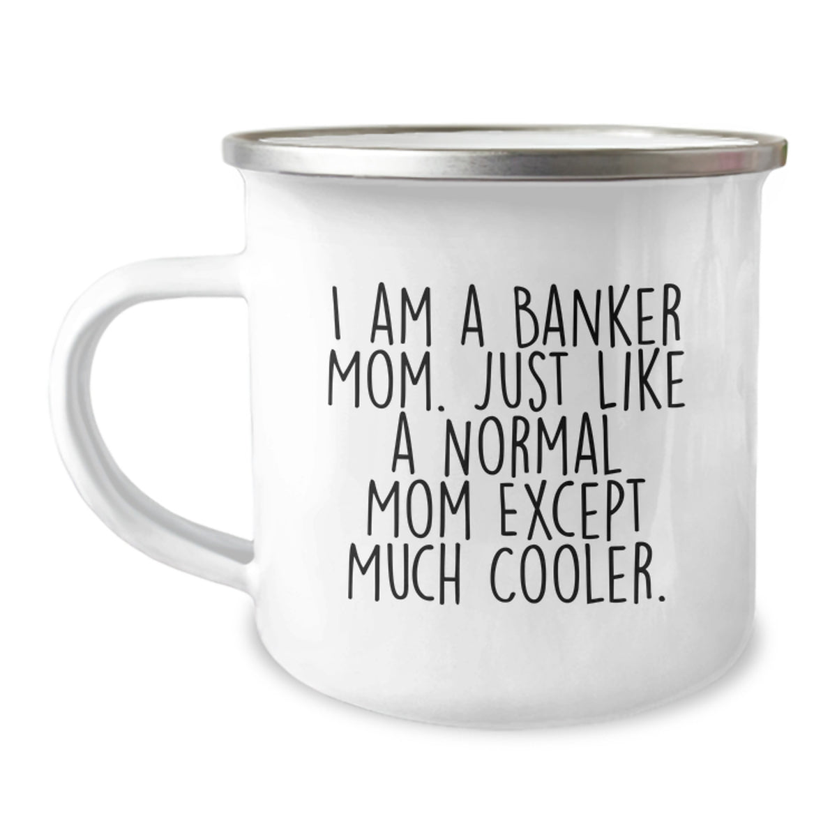 Gifts from Men for Banker Friends and Family - Banker Mom Camping Mug for Valentine's Unique Gifts - Image 1