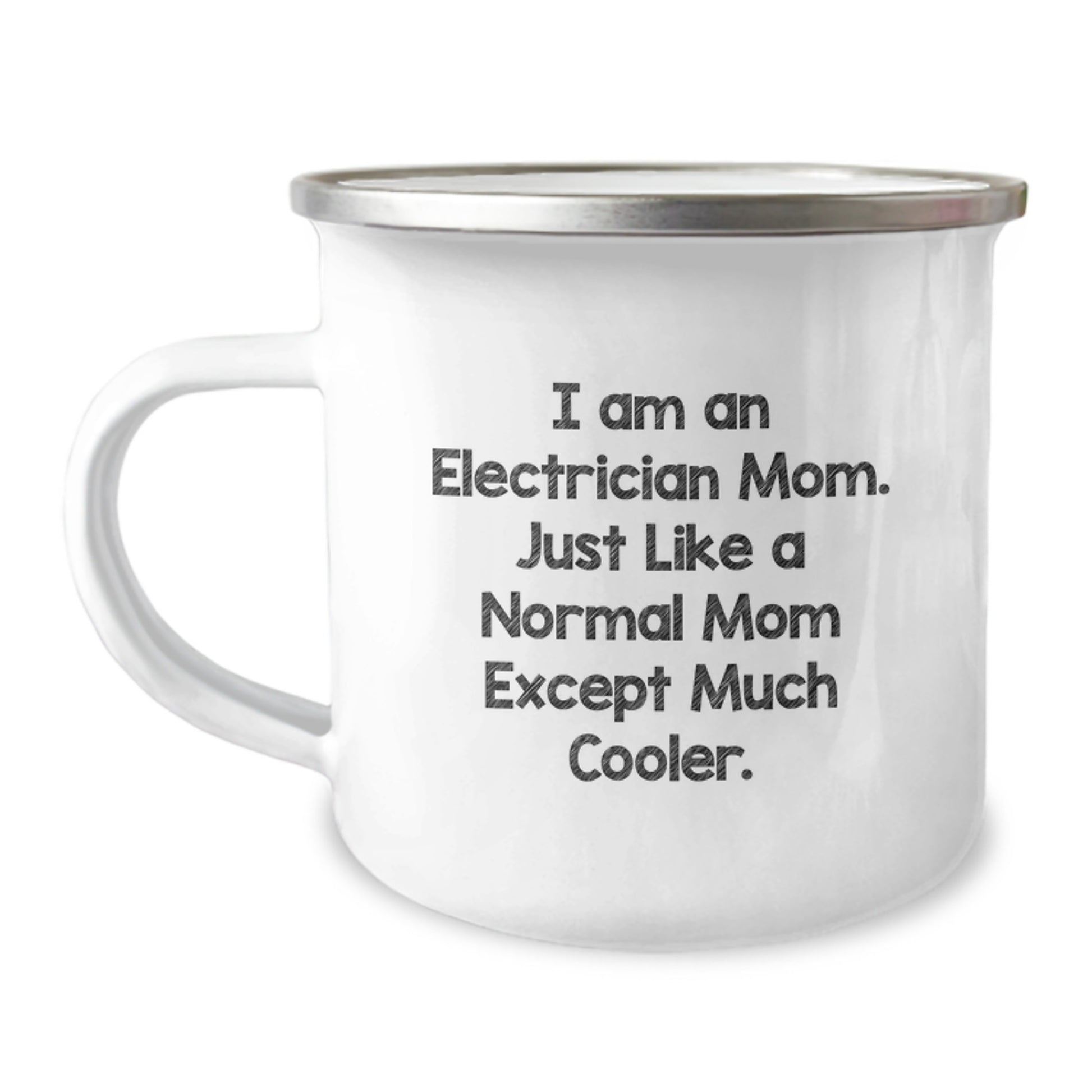 Electrician Mom Gifts for Electrician Dad, Funny Camping Mug for Electrician, Electrician Graduation Unique Gifts - Image 1